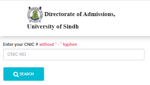 Sindh University Merit List 2024 1st, 2nd, 3rd Department wise