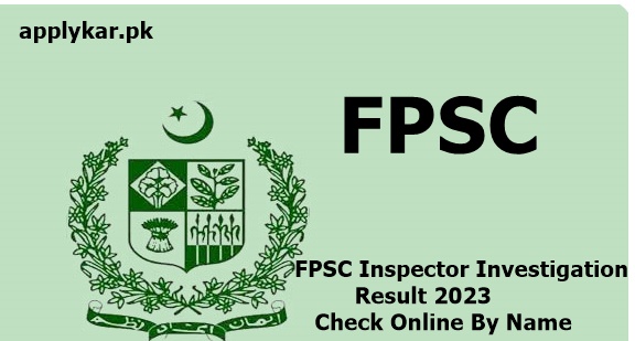 FPSC Inspector Investigation Result 2024