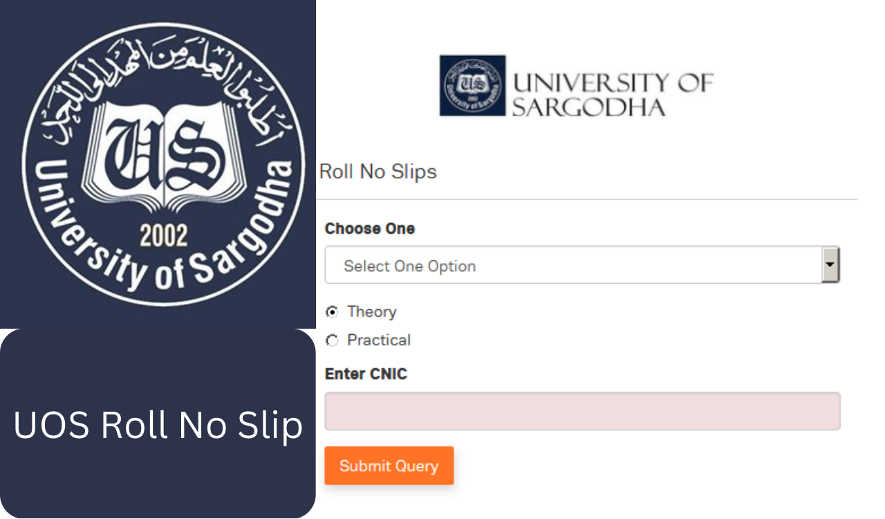 UOS Roll No Slip 2024 Download Online By Name/Roll No