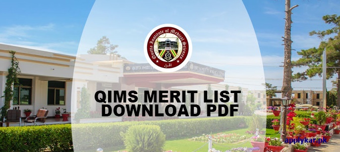QIMS Merit List Check Online 1st, 2nd, 3rd