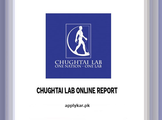 Chughtai lab Online Report with Patient Number