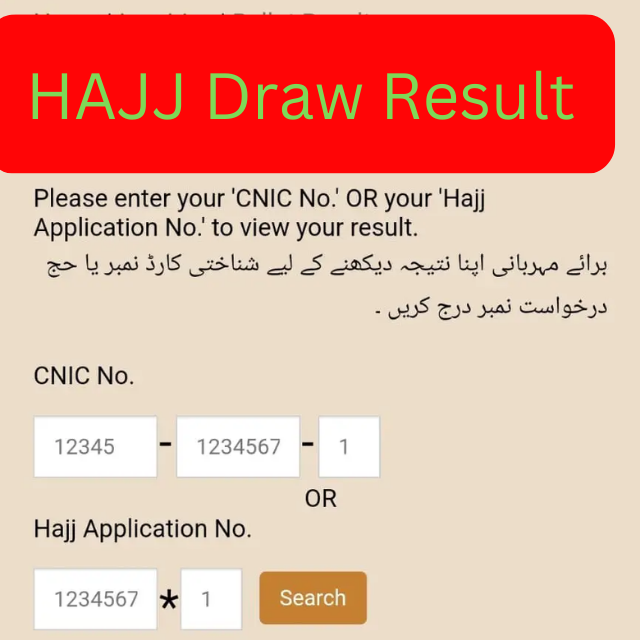 Hajjinfo org 2024 Result Draw Check Successful Candidates List