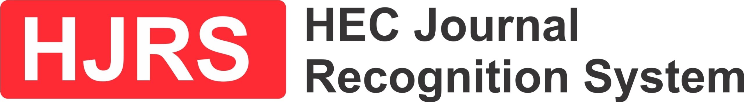HJRS HEC Recognized Journals List HEC Journal Recognition System