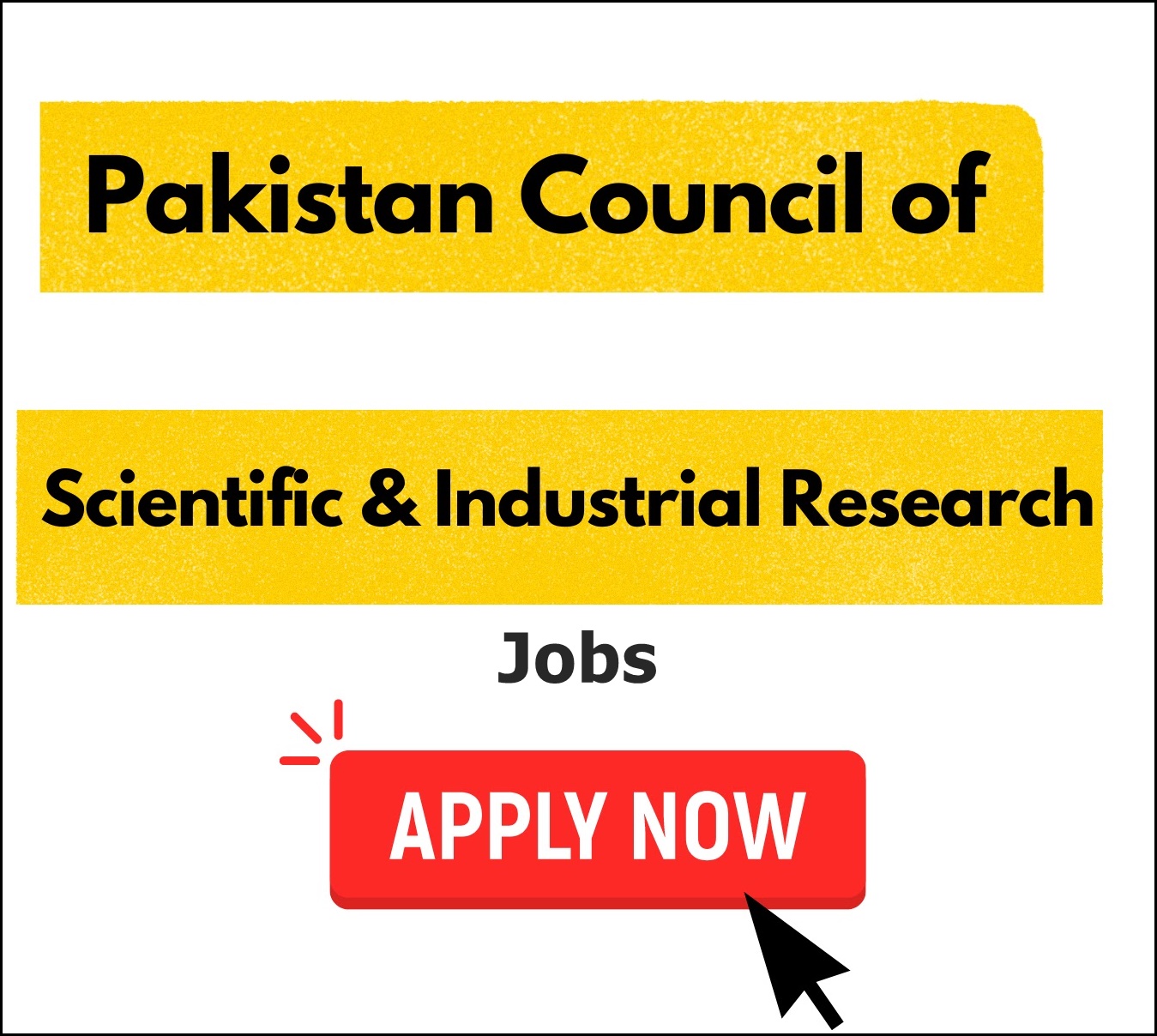 PAKISTAN COUNCIL OF SCIENTIFIC & INDUSTRIAL RESEARCH ISLAMABAD JOBS 2024 Apply Online