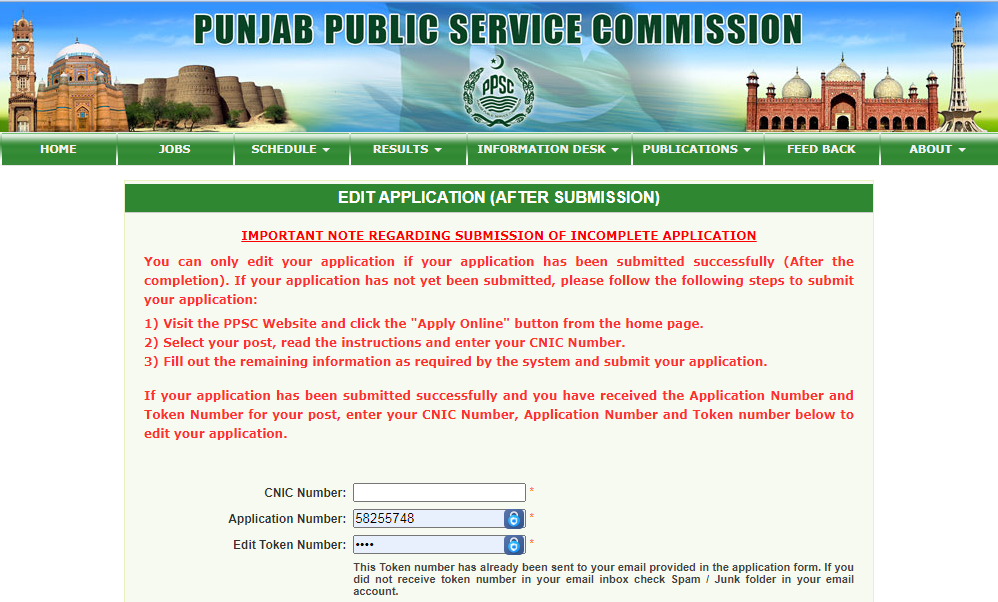 How to Edit PPSC Application Form Online