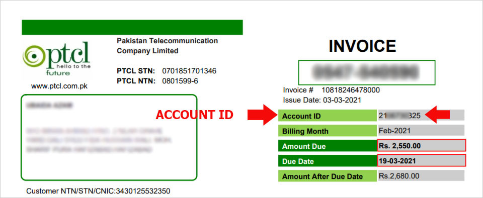 PTCL Duplicate Bill Check Online by Number