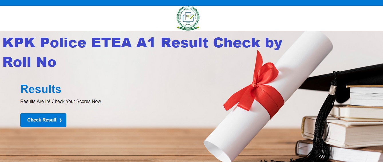 KPK Police ETEA A1 Result Check by Roll No