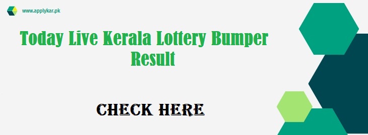 Today Live Kerala Lottery Bumper Result 2024 