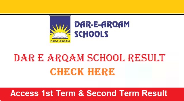Dar e Arqam School Result 2024 Check Here