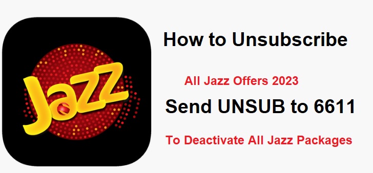 How to Unsubscribe all Jazz Offers 2023 1