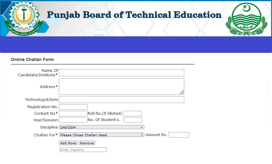 PBTE Annual Exam Rechecking Form 2024 Download PDF