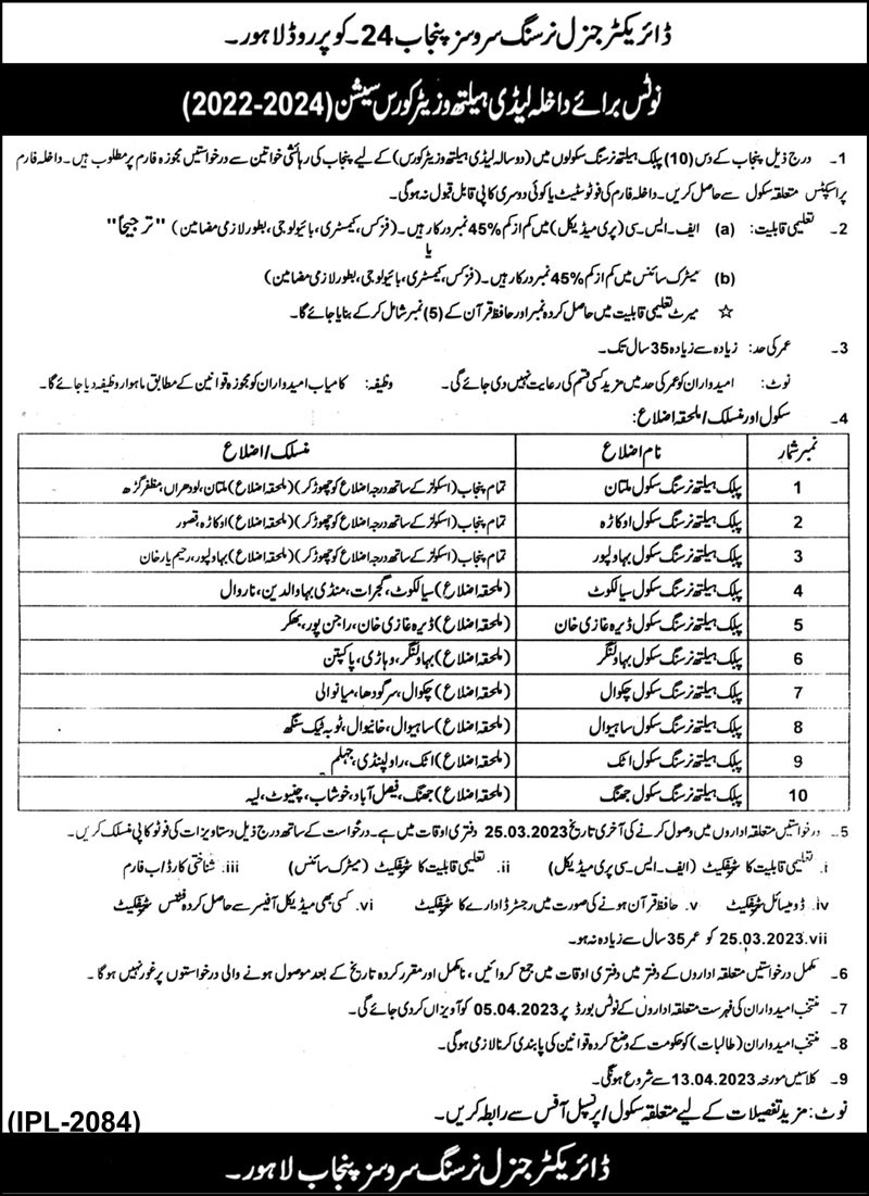 Punjab Medical Faculty Admission 2024 Apply Online Last Date