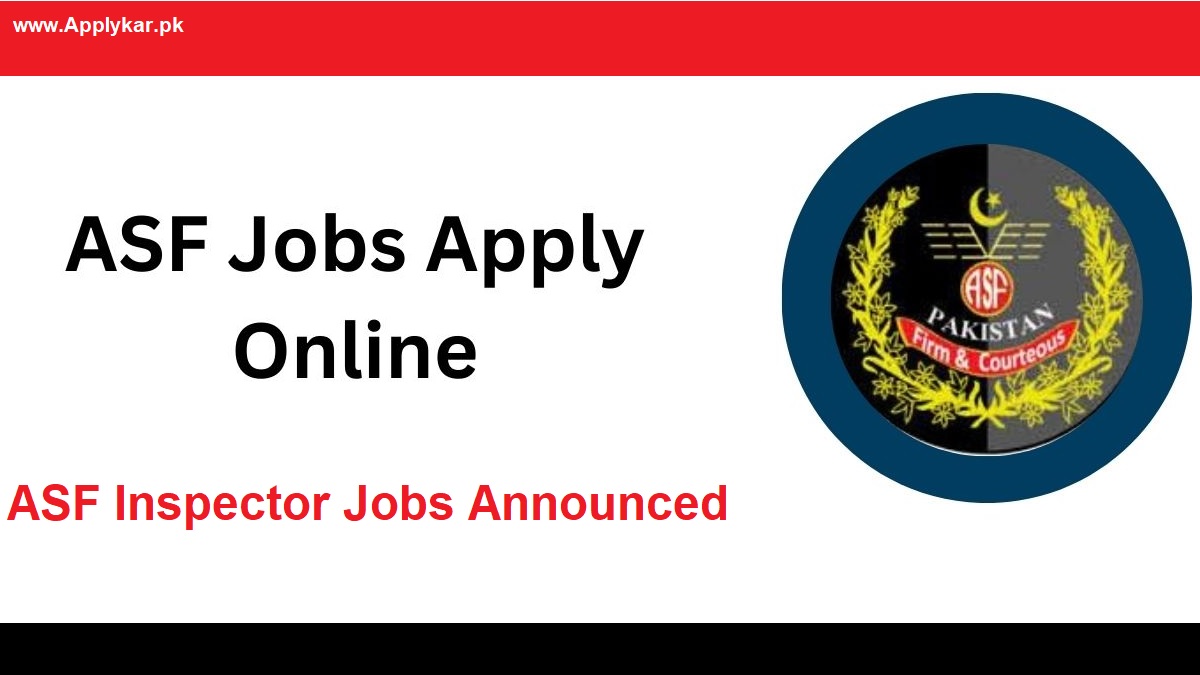 ASF Inspector FPSC Jobs 2024 Online Apply Last Date