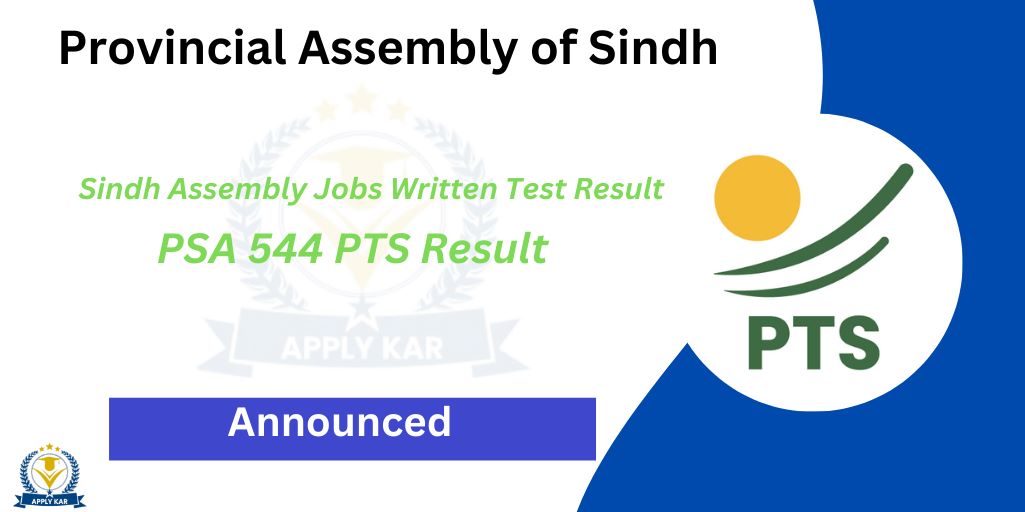Provincial Assembly Sindh PTS Result 