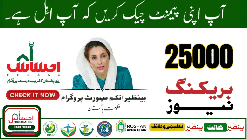 8171 Ehsaas Program New Eligibility Criteria