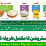 8123 Ehsaas Rashan Eligibility Criteria 2025 – Full Guide in Simple Words
