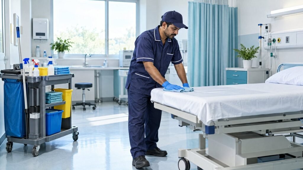 Featured image for THQ Hospital Kot Momin Jobs 2026 – Sanitary Worker & Cleaner