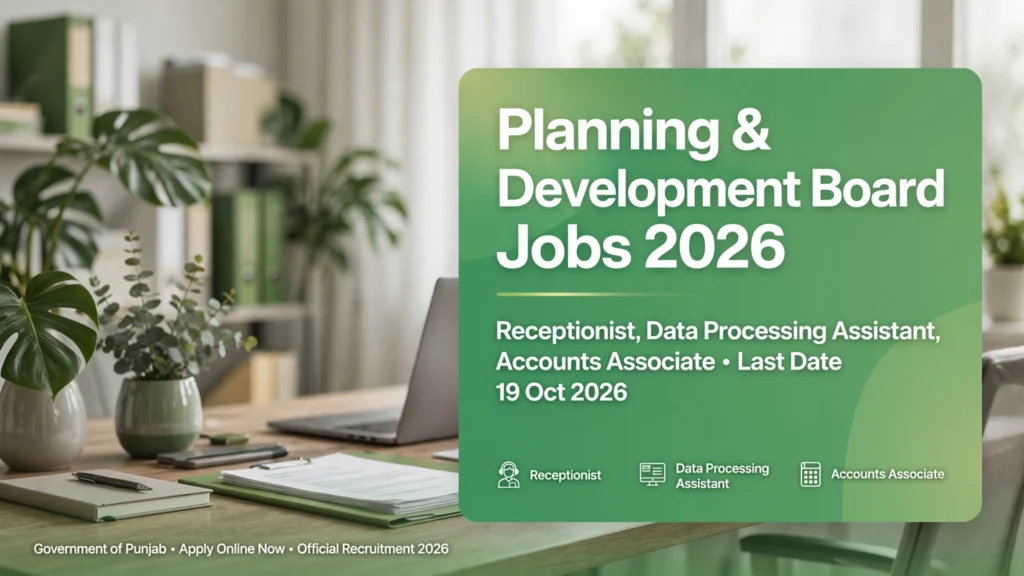 Planning & Development Board Receptionist Jobs 2026 – Apply Online