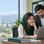 Pakistani job seekers reviewing government job opportunities in Islamabad