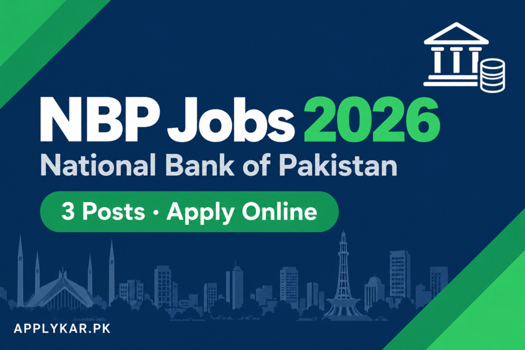 NBP Jobs 2026 - Officer Risk Review, Credit Analyst and Processing Officer Karachi apply online