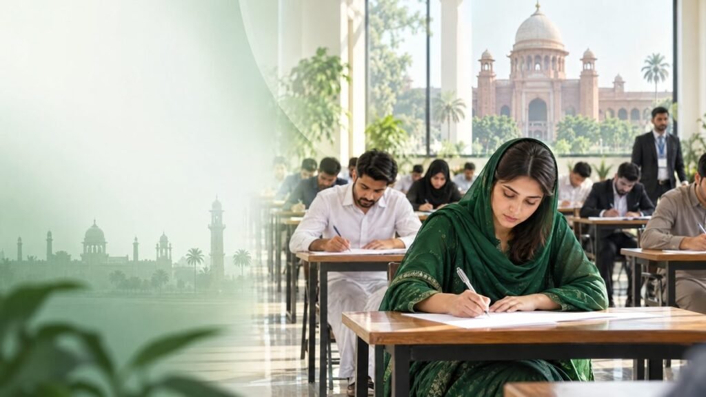 PPSC Jobs 2026 ke liye public service recruitment exam hall
