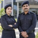 Punjab Police constables at a public service center