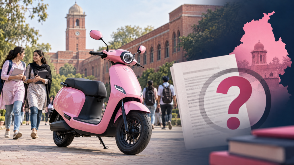Punjab Pink Scooter Scheme 2026: Official Status, Eligibility & Apply Guide featured image
