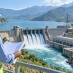 WAPDA junior engineer inspecting hydroelectric infrastructure